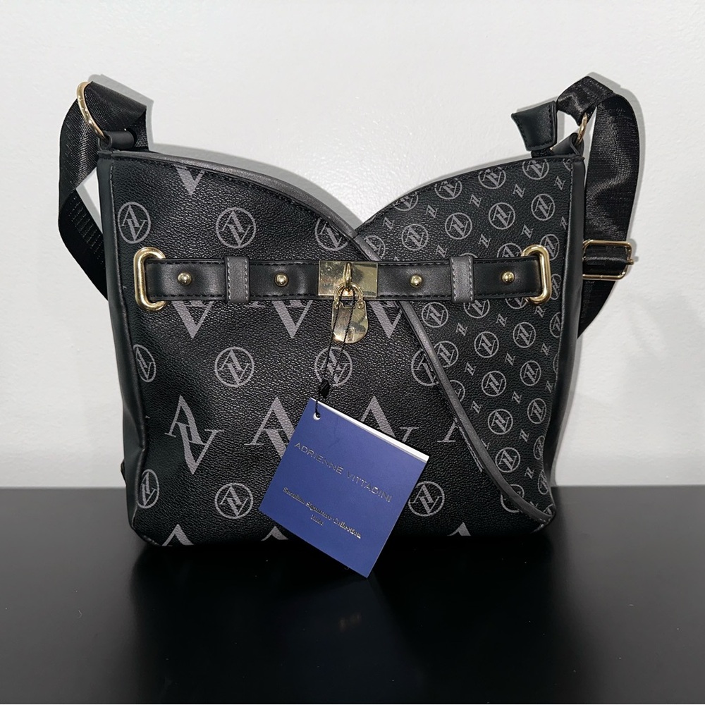 Adrienne Vittadini Serafina Signature Collection Hobo Purse